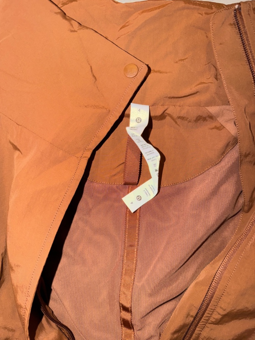 lululemon athletica Rust-Brown Bomber Jacket - Picture 3 of 4